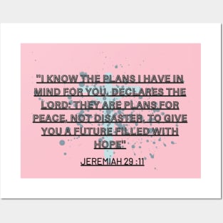 JEREMIAH  29 :11 Posters and Art